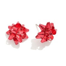 Load image into Gallery viewer, Metal Bow Stud Earrings
