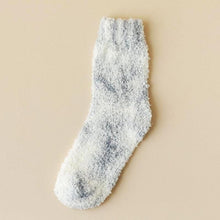 Load image into Gallery viewer, Soft Plush Knit Tie-Dye Socks
