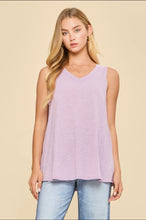 Load image into Gallery viewer, V-neck Cotton Tank Top
