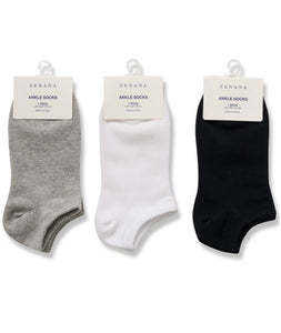 Zenana Casual Plain Low-Cut Socks