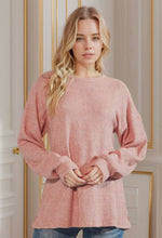 Load image into Gallery viewer, Heimish Mauve Puff Sleeve Sweater
