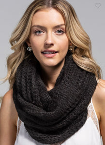 Cable Knit Infinity Scarf