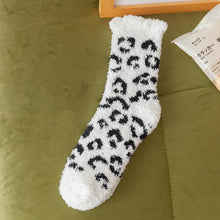 Load image into Gallery viewer, Soft Plush Cheetah Print Socks
