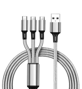 3 in 1 Universal USB 2.0 Fast Charging Cable