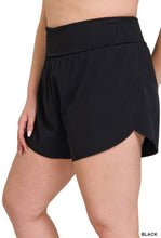 Load image into Gallery viewer, Zenana Black High Waisted Running Shorts
