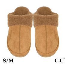 Load image into Gallery viewer, C.C. Faux Suede Sherpa Slippers
