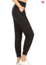 Load image into Gallery viewer, Leggings Depot Black Joggers
