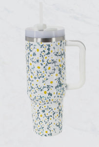 Daisy 40 oz. Stainless Steel and Silicon Tumbler