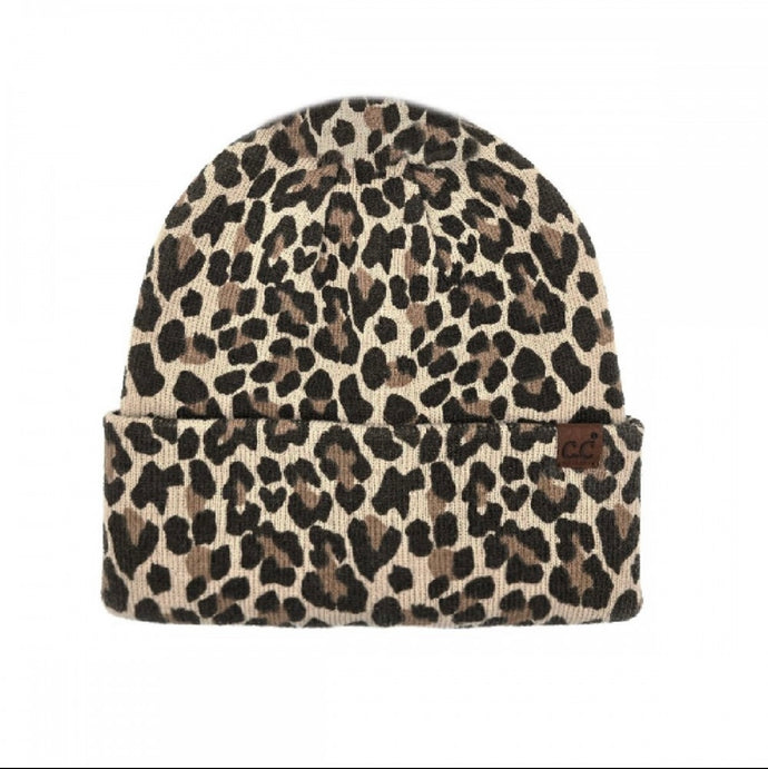 C.C. Leopard Beanie