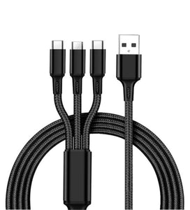 3 in 1 Universal USB 2.0 Fast Charging Cable