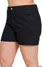 Load image into Gallery viewer, Zenana Black Jean Shorts
