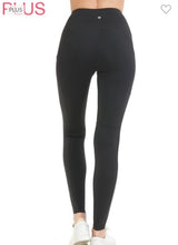 Load image into Gallery viewer, Leggings Depot Solid Black Leggings w/ Pockets
