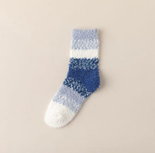 Load image into Gallery viewer, Soft Plush Knit Stripe Socks
