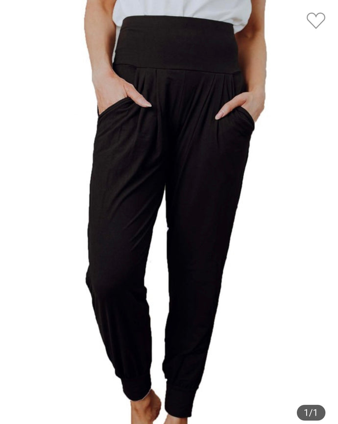 Black Harem Pants