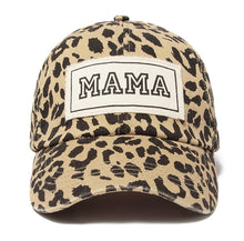 Load image into Gallery viewer, &quot;Mama&quot; Patch Leopard Print Baseball Cap
