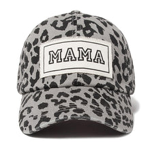 Load image into Gallery viewer, &quot;Mama&quot; Patch Leopard Print Baseball Cap
