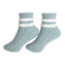 Load image into Gallery viewer, Comfy Luxe Stripe Crew Knit Socks
