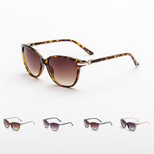 Load image into Gallery viewer, Modern Womens Sunglasses With Gold Metal Frame Detail m
