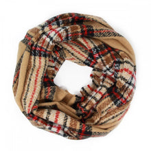 Load image into Gallery viewer, Plaid Knit Scarf
