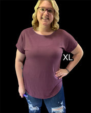 Load image into Gallery viewer, Luxe Rayon Cuffed Short Sleeve Top
