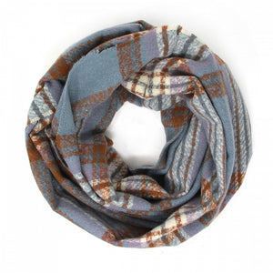 Plaid Knit Scarf