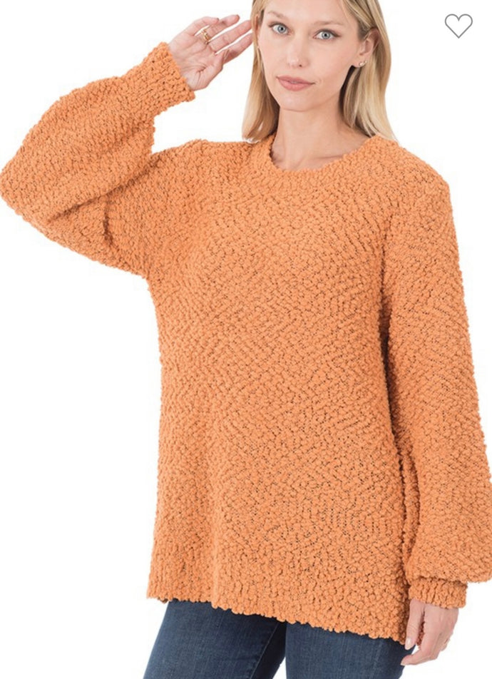 Pumpkin Spice Popcorn Sweater