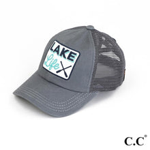 Load image into Gallery viewer, Lake Life Ponytail Cap
