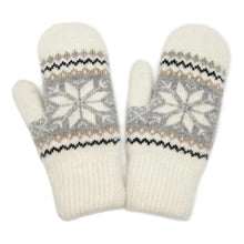 Load image into Gallery viewer, Snowflake Mittens
