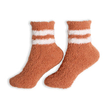 Load image into Gallery viewer, Comfy Luxe Stripe Crew Knit Socks
