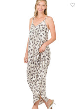 Load image into Gallery viewer, Grey Leopard V-neck Maxi Dress
