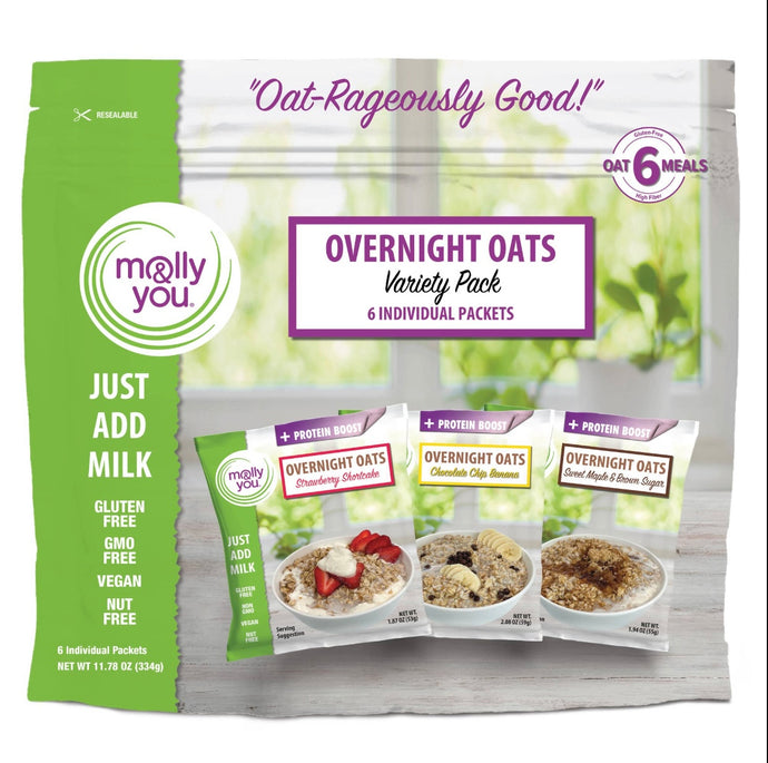 Molly & You Overnight Oats Variety Pack