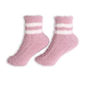 Comfy Luxe Stripe Crew Knit Socks