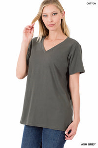 Zenana Solid Short Sleeve Tee