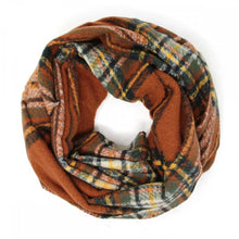 Load image into Gallery viewer, Plaid Knit Scarf
