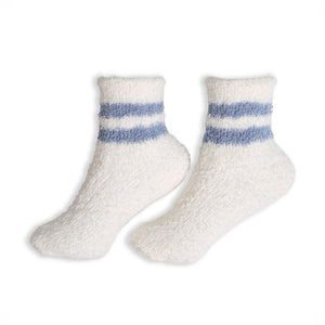 Comfy Luxe Stripe Crew Knit Socks