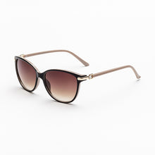 Load image into Gallery viewer, Modern Womens Sunglasses With Gold Metal Frame Detail m
