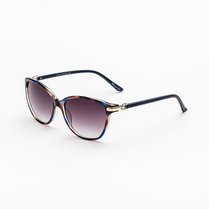 Modern Womens Sunglasses With Gold Metal Frame Detail m