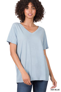 Zenana Solid Short Sleeve Tee