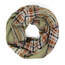 Load image into Gallery viewer, Plaid Knit Scarf
