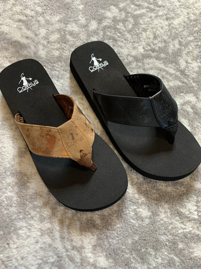 Corkys flip online flops